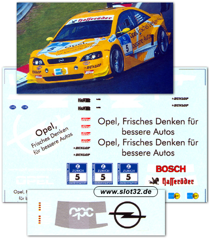 DMC decal Opel V 8 Frisches denken